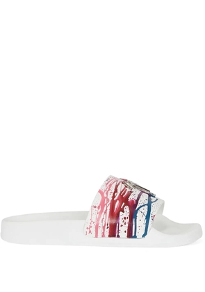 Giuseppe Zanotti Brett slides - White