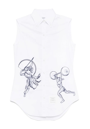 Thom Browne embroidered shirt - White