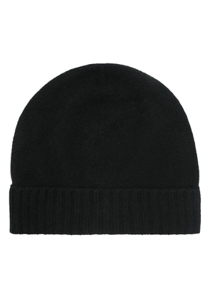 Le Kasha fine-knit beanie - Black