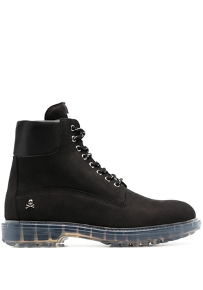 Philipp Plein The Hunter lace-up ankle boots - Black