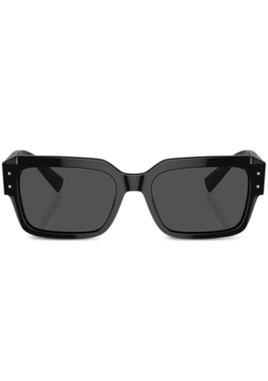 Dolce & Gabbana Eyewear Sharped rectangle-frame sunglasses - Black