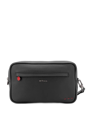 Kiton zip clutch bag - Black