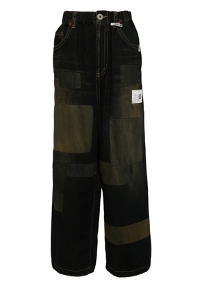 Maison MIHARA YASUHIRO patchwork jeans - Blue