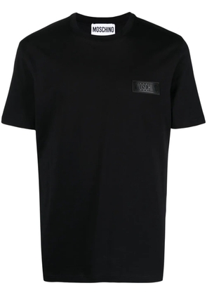 Moschino logo-appliqué cotton T-shirt - Black