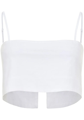 AZEEZA Walton crop top - White