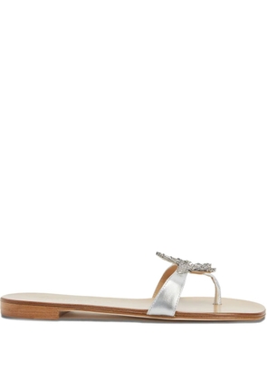 Giuseppe Zanotti Eligia star-embellished sandals - Silver