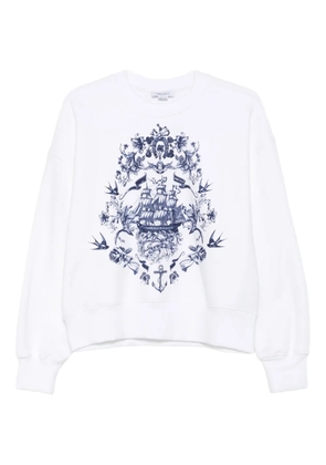 Alexander McQueen graphic-print sweatshirt - White