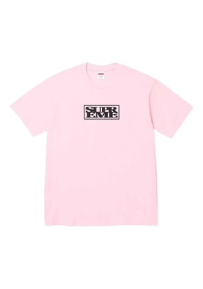 Supreme logo-print T-shirt - Pink