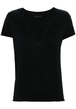 Zadig&Voltaire Henley T-shirt - Black
