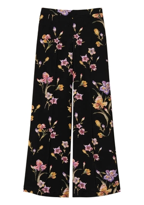 TWINSET floral trousers - Black