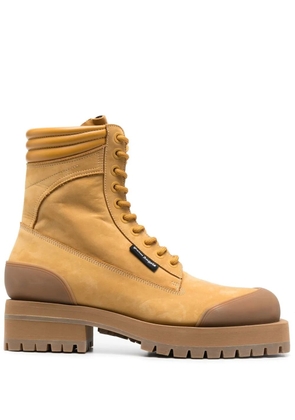 Palm Angels lace-up ankle boots - Brown
