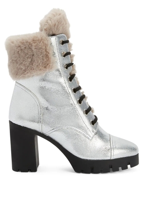 Giuseppe Zanotti 90mm Moyra boots - Silver