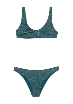 Oséree scoop-neck bikini - Blue
