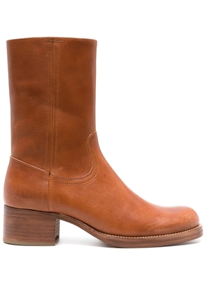 DSQUARED2 Vintage leather boots - Brown