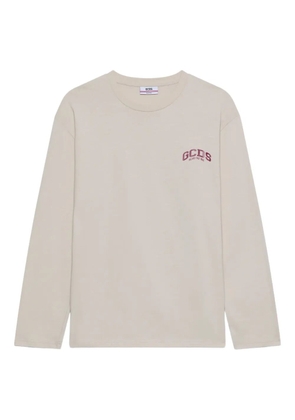 GCDS long-sleeved T-shirt - Neutrals