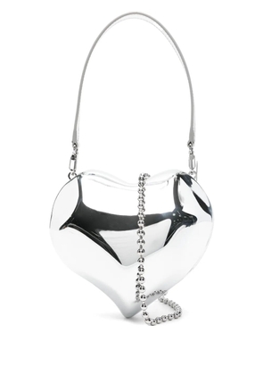 Simon Miller heart-shaped molded clutch bag - Silver
