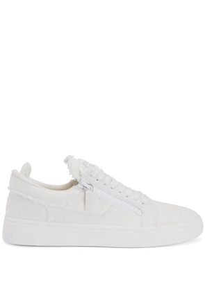 Giuseppe Zanotti GZ94 leather double-zip low-top sneakers - White