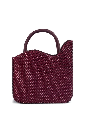 Le Silla small Ivy beaded tote bag - Red
