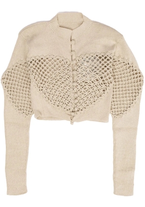 Isa Boulder Court cardigan - Neutrals