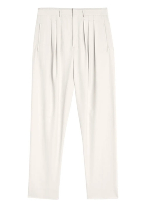 LEMAIRE pleated tailored pants - White