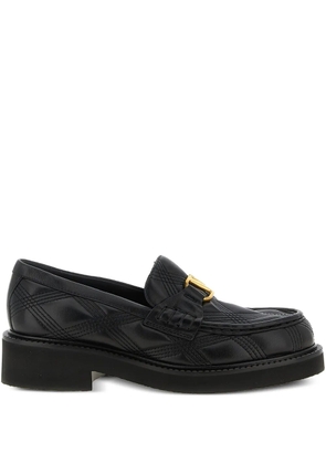 Valentino Garavani VLogo Signature quilted loafers - Black
