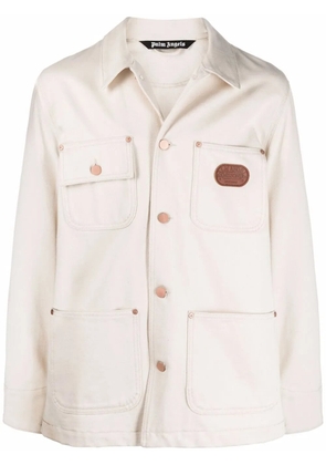 Palm Angels x Missoni Melting Logo denim chore jacket - Neutrals