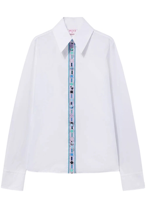 PUCCI Vivara-print cotton shirt - White