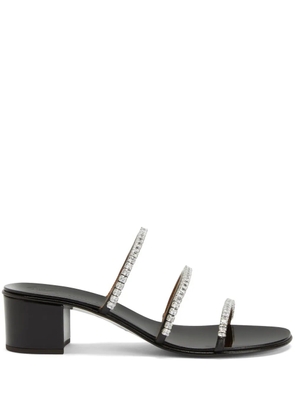 Giuseppe Zanotti 40mm Shiny Mignon sandals - Black
