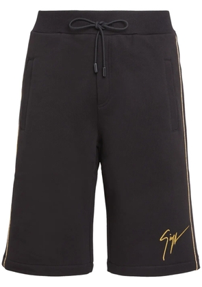 Giuseppe Zanotti LR-16 cotton deck shorts - Black