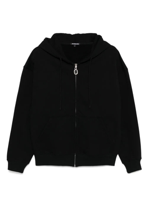 Ground Zero trompe l'oeil-print hoodie - Black