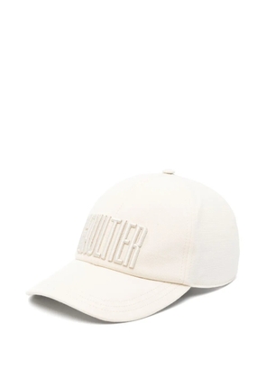 Jean Paul Gaultier logo-embroidered cap - Neutrals