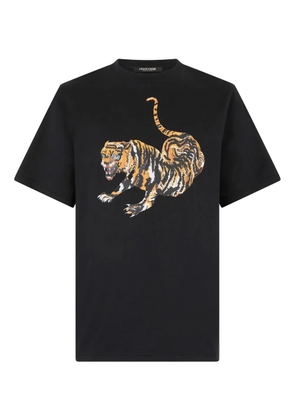 Roberto Cavalli graphic-print T-shirt - Black