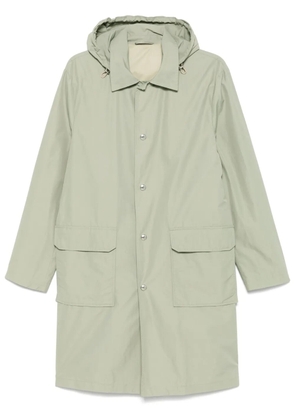 Eleventy hooded trench coat - Green
