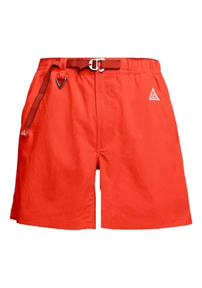 Nike graphic-print shorts - Orange