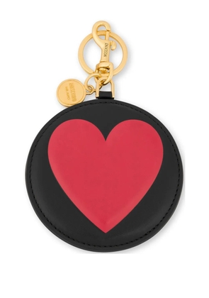 Moschino heart-print keyring - Black