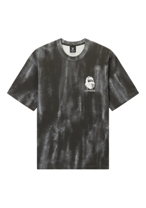 FINGERCROXX logo-print T-shirt - Grey