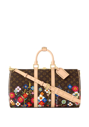 Louis Vuitton Pre-Owned x Takashi Murakami Keepall Bandouliere 45 'Monogram' travel bag - Brown