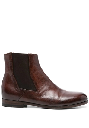 Pantanetti leather ankle boots - Brown
