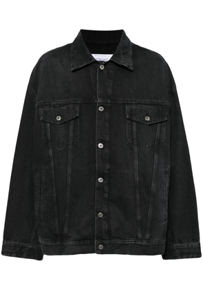 Off-White Arrows-motif denim jacket - Black