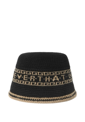 This Is Never That crochet band bucket hat - Black