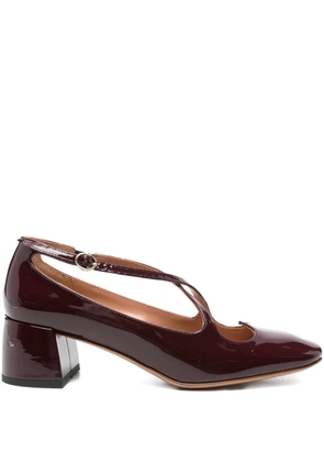 A.Bocca Two for Love cross-strap pumps - Red