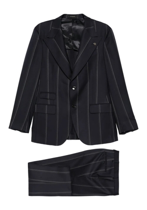 Gabriele Pasini single-breasted pinstripe suit - Blue