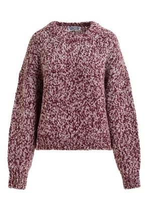 Essentiel Antwerp Izura ribbed-trim sweater - Red