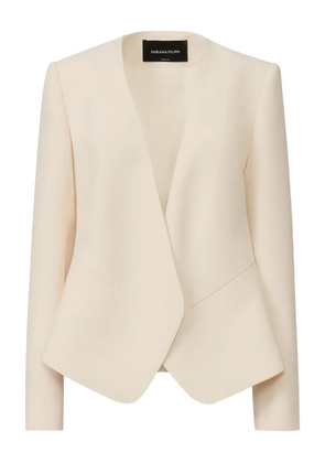 Fabiana Filippi Cady asymmetric-hem jacket - Neutrals