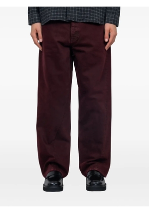 Sunflower wide-twist trousers - Red