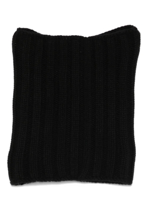 Dell'oglio ribbed scarf - Black