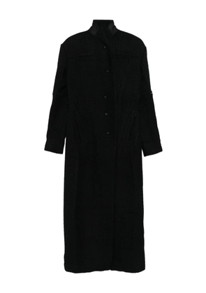 YEHUAFAN textured coat - Black