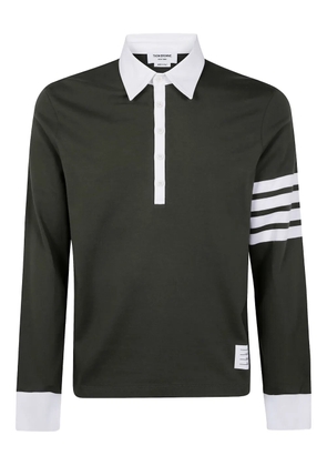 Thom Browne four-bar long-sleeve t-shirt - Green