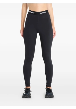 adidas Terrex logo-detail leggings - Black