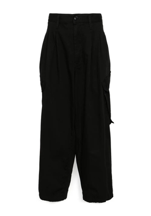 Yohji Yamamoto tucked trousers - Black